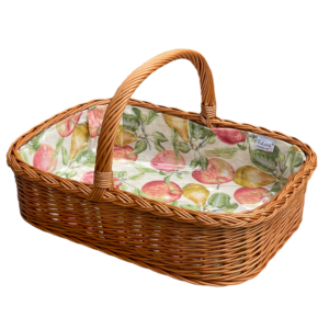 Bukora® Weidentablett mit Futter – Apfel & Birne Design