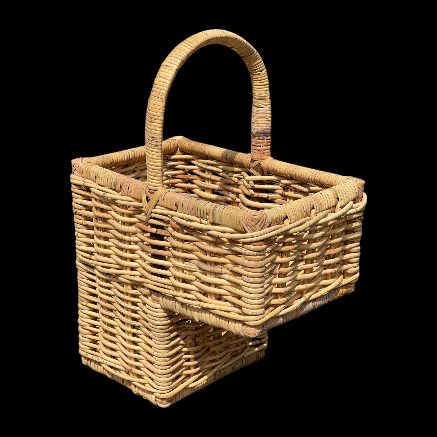 Bukora® Treppenkorb aus Rattan in Naturrohr – Handgeflochten & Stabil – Bild 7