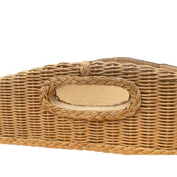 Tablett aus Loom Material in Naturfarbe – Bild 4