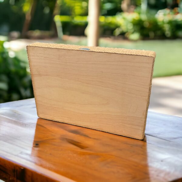 Tablett aus Loom Material in Naturfarbe – Bild 5