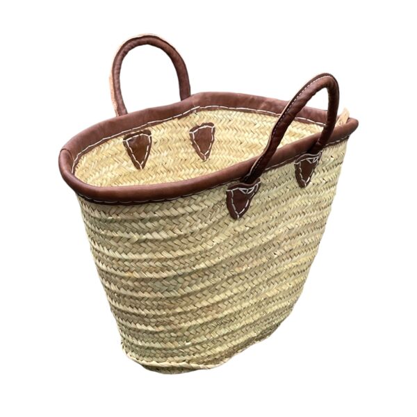 Original Bukora® Ibiza Palmblatt Tasche mit Lederrand und Henkel … – Bild 5