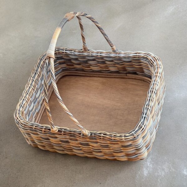 Bukora® Tablett aus Rattan geflochten in Farbe Zebra – Bild 4