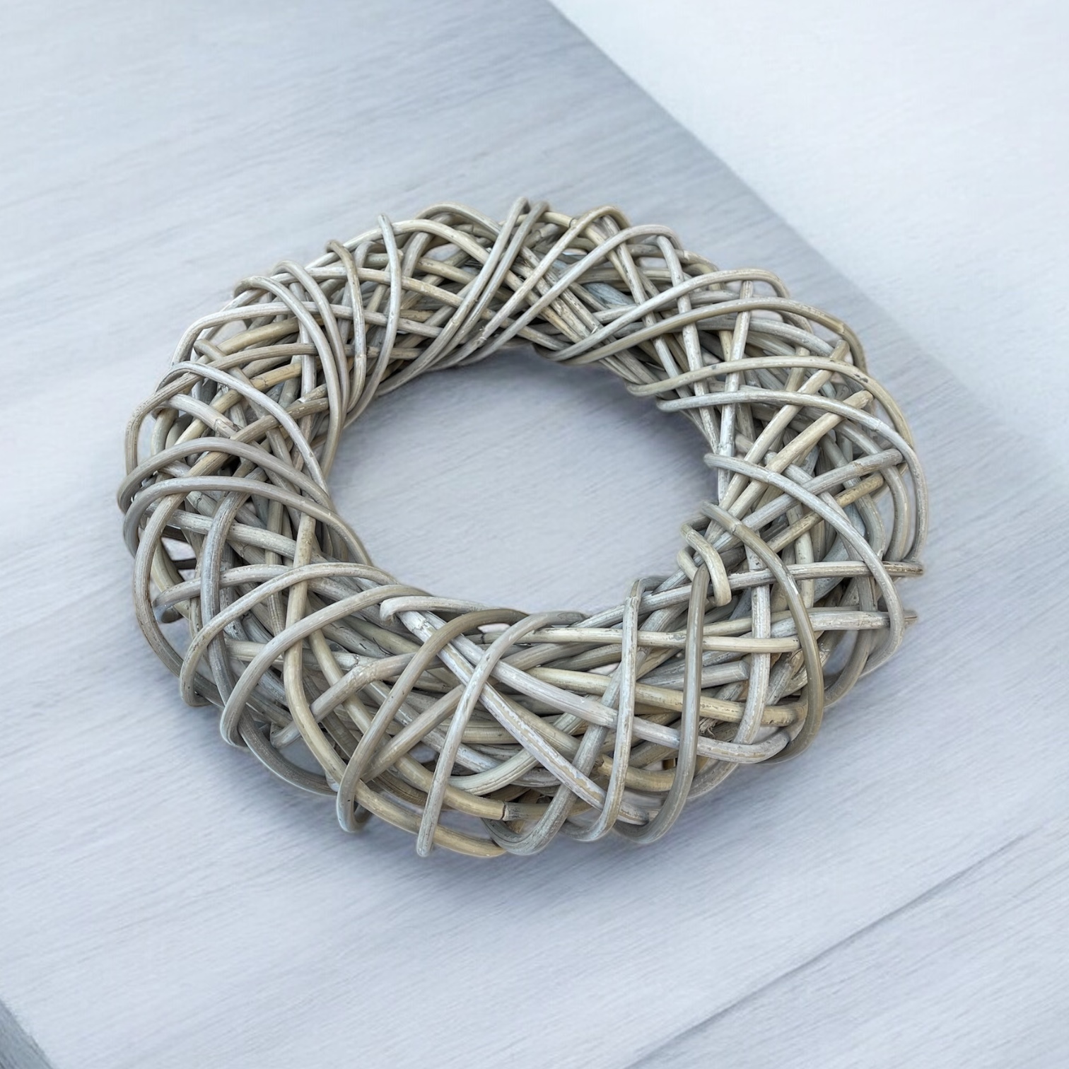 Dekokranz aus Rattan Farbe Koobo Grey – Bild 4