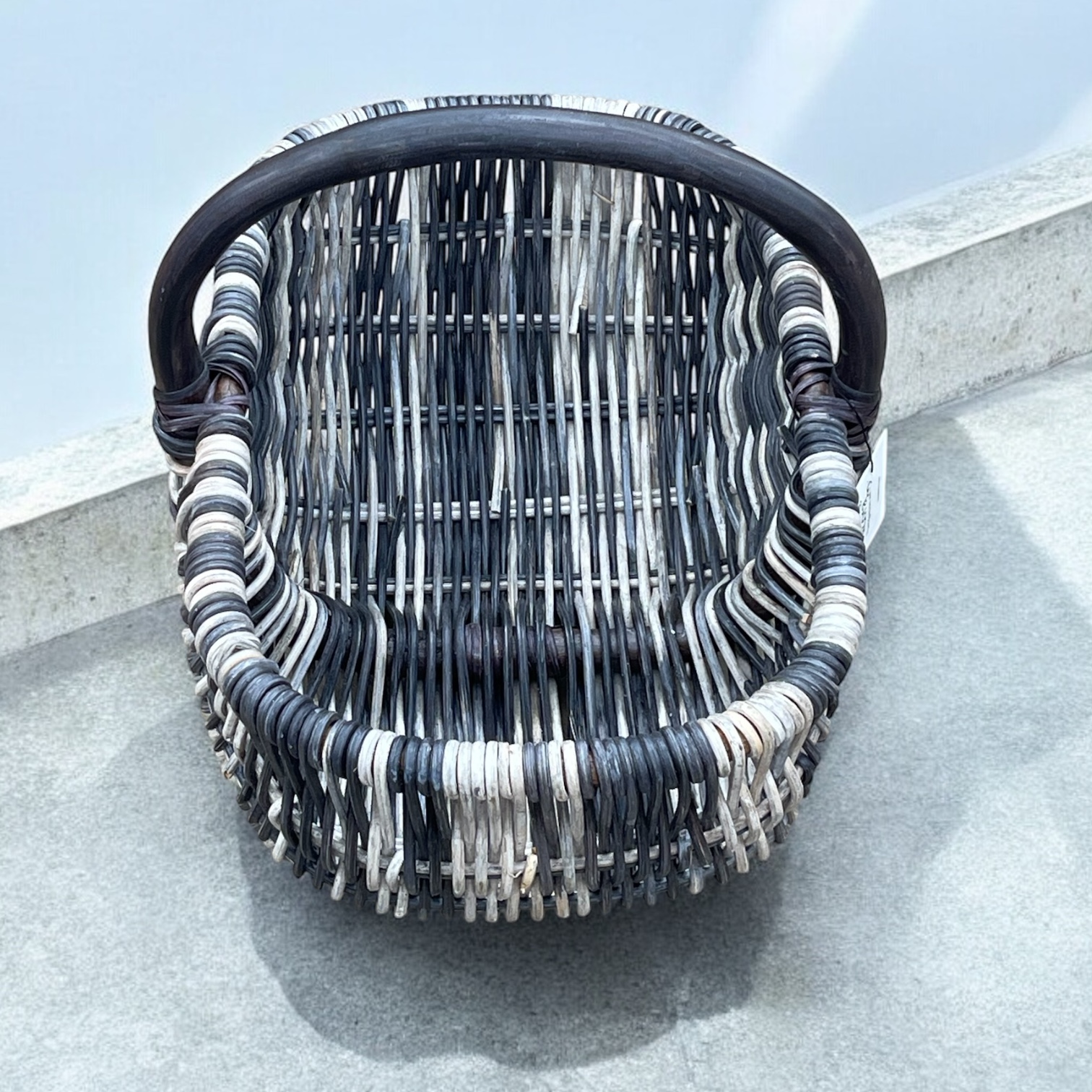Rattankorb Bukora® in tollen Farben Blau Natur – Bild 4