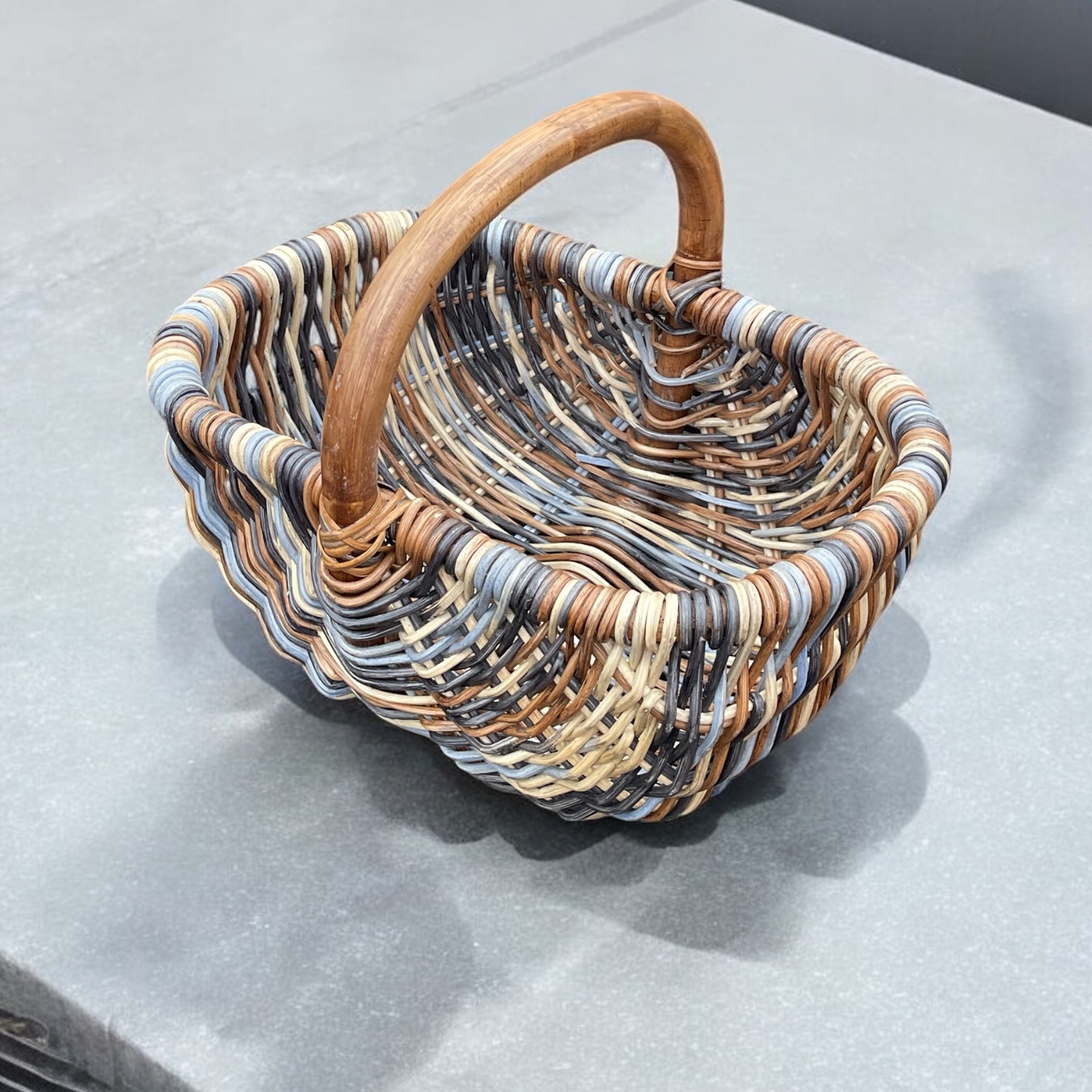 Rattankorb Bukora® in tollen Farben Zebra – Bild 5