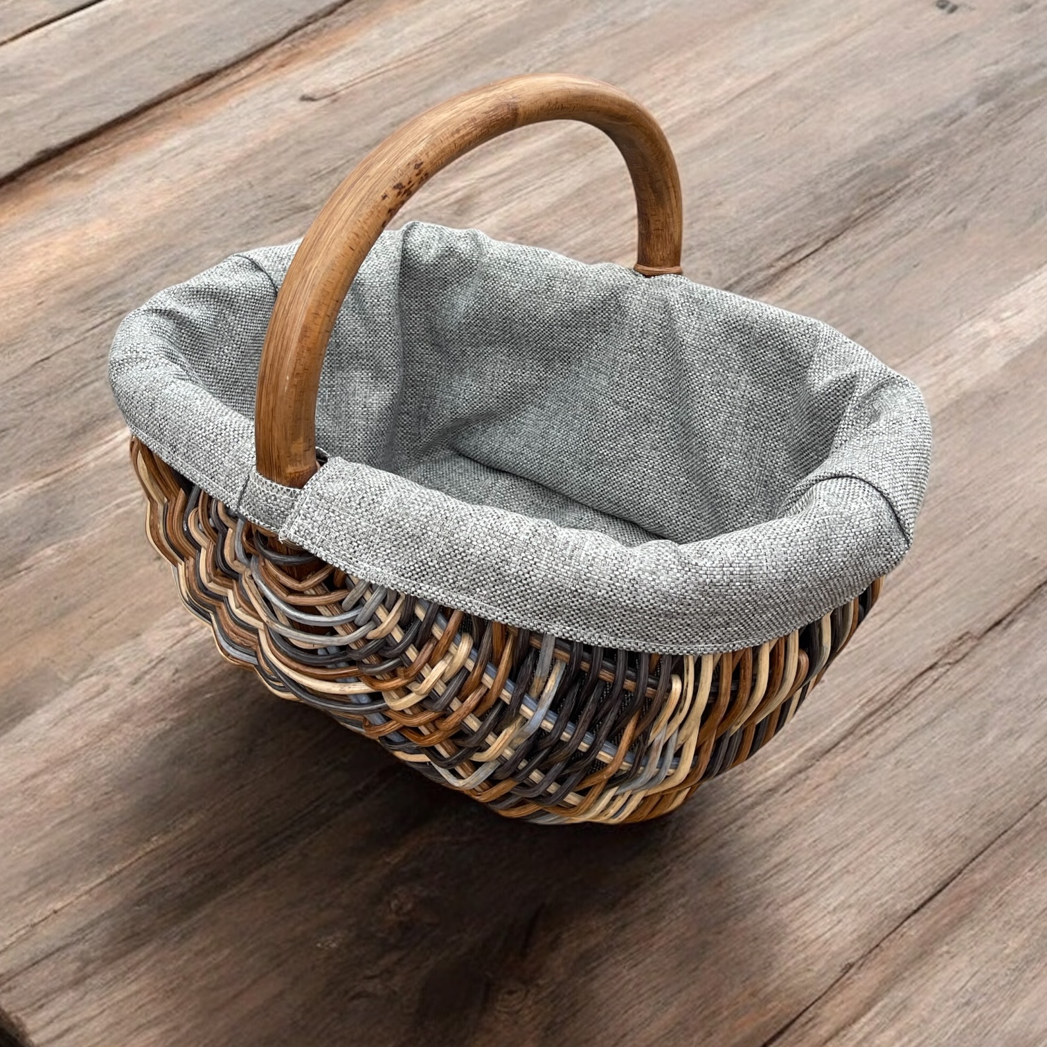 Rattankorb Bukora® in tollen Farben Zebra – Bild 4