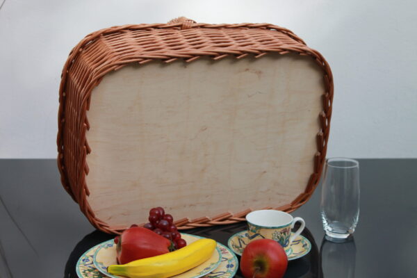 Bukora® Weidentablett mit Futter – Apfel & Birne Design – Bild 5